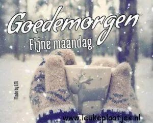 maandag sneeuw