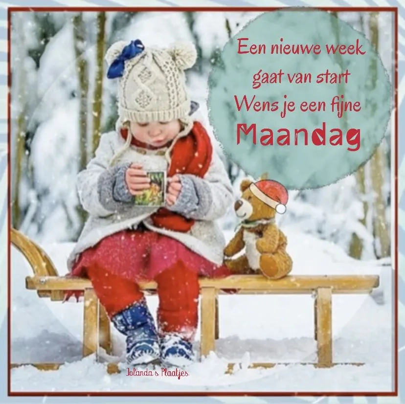ᐅ maandag sneeuw - Maandag plaatjes