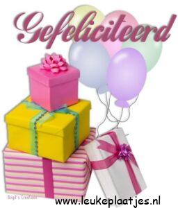 plaatje verjaardag