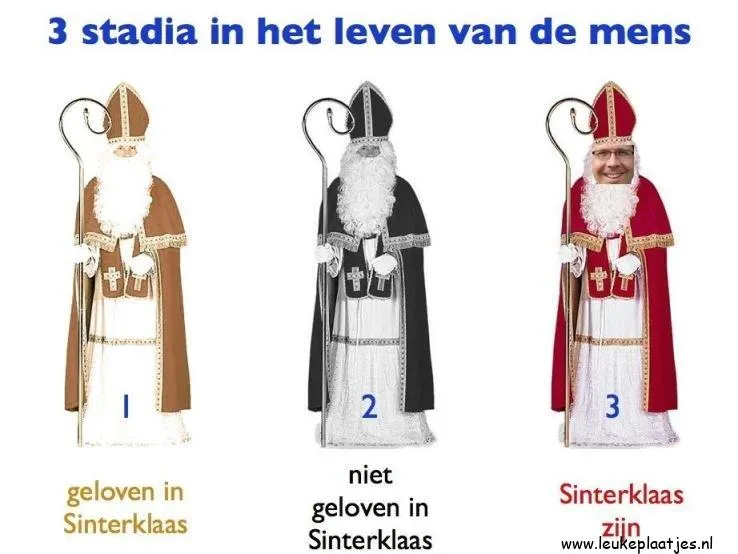 ᐅ sinterklaas afbeeldingen humor - Sinterklaas plaatjes Drie stadia in het leven van de mens over Sinterklaas, met bijbehorende afbeeldingen.