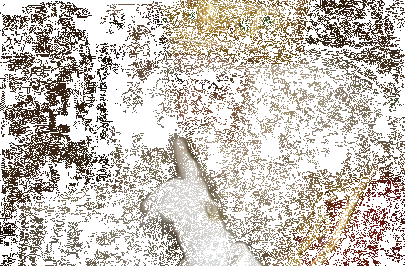 Abstracte tekening van een boom met een simpele, gestileerde vorm.