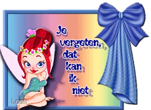 ᐅ sinterklaas plaatjes - Sinterklaas plaatjes Een schattige elf met bloemen in het haar, naast kleurrijke tekst en een strik.