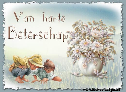 ᐅ van harte beterschap - Beterschap plaatjes