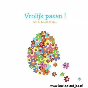 vrolijk pasen tekst