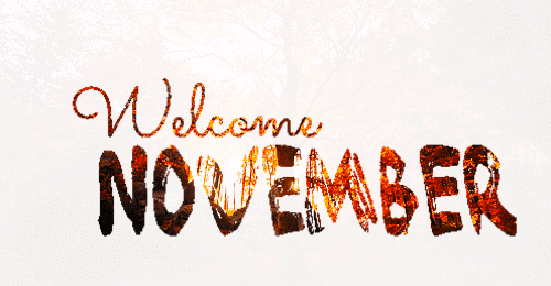 ᐅ welkom november gif - Welkom November plaatjes