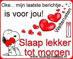 welterusten lieverd