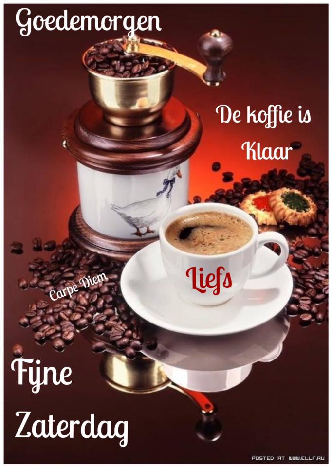ᐅ goedemorgen zaterdag koffie - Koffie Plaatjes en Gifs plaatjes