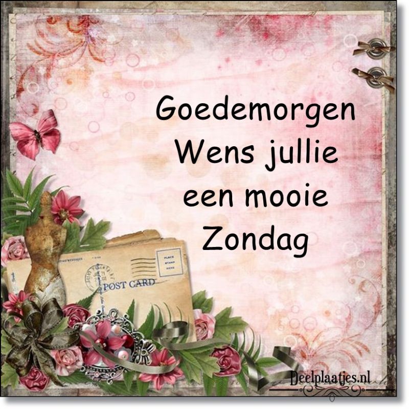 ᐅ goedemorgen zondag - Zondag plaatjes