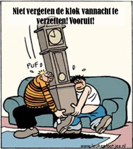 ᐅ klok terug grappig - Wintertijd plaatjes