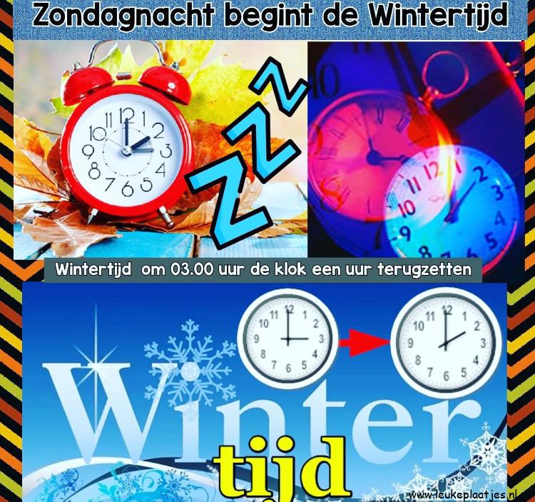 ᐅ klok terug zetten - Wintertijd plaatjes
