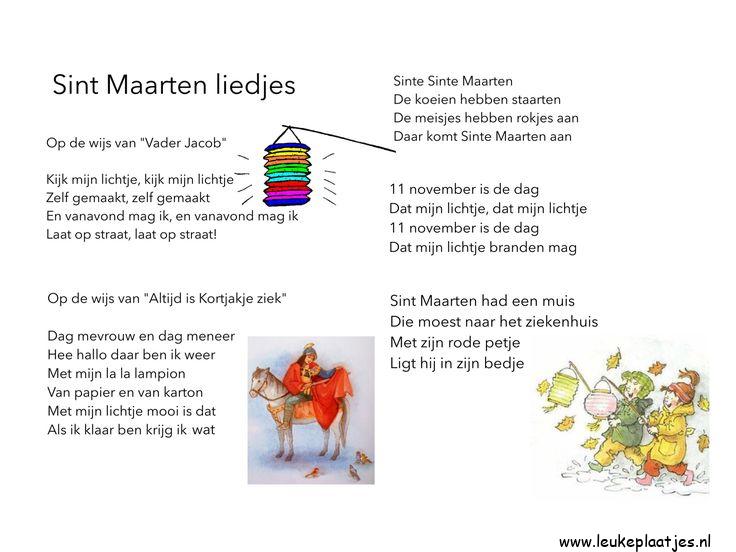 ᐅ sinten maarten liedjes - Sint-Maarten plaatjes