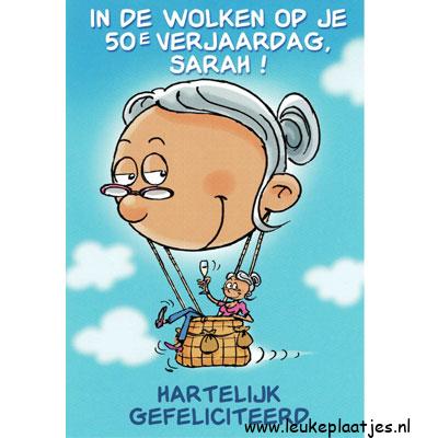 ᐅ verjaardag 50 jaar sarah grappig - Verjaardag plaatjes